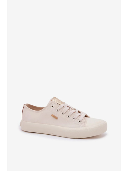 BIG STAR SHOES Dámske plátené tenisky Big Star – béžové