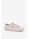 BIG STAR SHOES Dámske plátené tenisky Big Star – béžové
