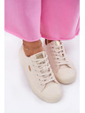 BIG STAR SHOES Dámske plátené tenisky Big Star – béžové