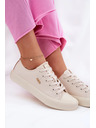 BIG STAR SHOES Dámske plátené tenisky Big Star – béžové