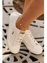 BIG STAR SHOES Dámske plátené tenisky Big Star – béžové