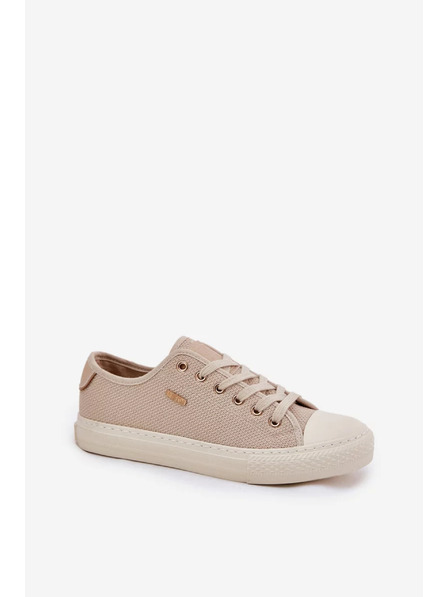 BIG STAR SHOES Dámske plátené tenisky Big Star – béžové