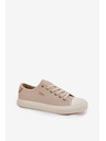 BIG STAR SHOES Dámske plátené tenisky Big Star – béžové