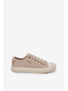 BIG STAR SHOES Dámske plátené tenisky Big Star – béžové