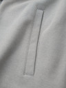 Ombre Clothing Pánska pletená bunda bomber - sivá