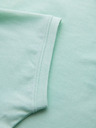 Ombre Clothing Bavlnená polokošeľa z piké úpletu - mätová