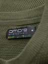 Ombre Clothing Pánska pletená košeľa s jemnou textúrou - olivová