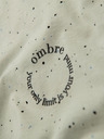 Ombre Clothing Pánske bavlnené tričko s potlačou a okrúhlym výstrihom - mätové
