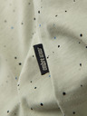 Ombre Clothing Pánske bavlnené tričko s potlačou a okrúhlym výstrihom - mätové