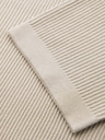 Ombre Clothing Pánske pletené tričko s gombíkmi pri výstrihu - svetlo sivé