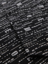 Ombre Clothing Bavlnené tričko s potlačou a okrúhlym výstrihom - čierne