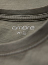 Ombre Clothing Bavlnené tričko s potlačou a okrúhlym výstrihom - čierne