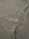 Ombre Clothing Bavlnené tričko s potlačou a okrúhlym výstrihom - čierne