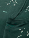 Ombre Clothing Pánske tričko s potlačou a okrúhlym výstrihom - zelené