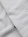 Ombre Clothing Pánske tričko s kontrastnými vsadkami a výstrihom do V - svetlo sivé