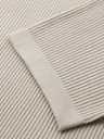 Ombre Clothing Pánska polokošeľa bez gombíkov s otvoreným golierom - svetlo sivá