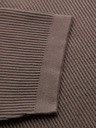 Ombre Clothing Pánska polokošeľa bez gombíkov s otvoreným golierom - popolavá