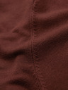 Ombre Clothing Pánska klasická pletená košeľa so žebrovanými manžetami - teplá hnedá