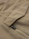 Ombre Clothing Pánske šortky voľného strihu s cargo vreckami - svetlo olivové