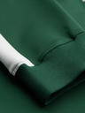 Ombre Clothing Pánske tepláky s kontrastným lemovaním - tmavo zelené