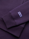 Ombre Clothing Unisex mikina s vreckami a kapucňou - fialová