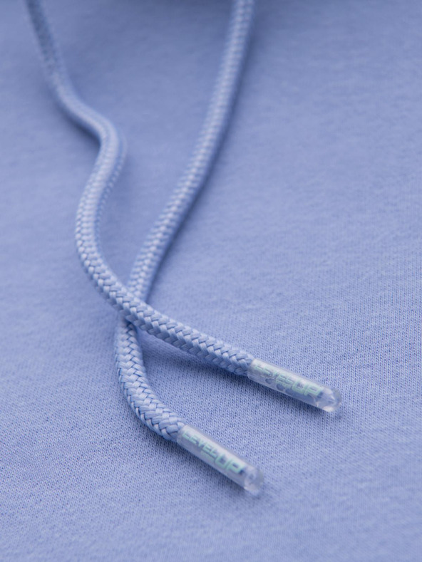 Ombre Clothing Unisex mikina s kapucňou a vreckami - levanduľová