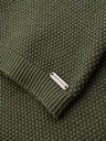 Ombre Clothing Khaki bavlnené tričko s jemnou textúrou