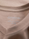 Ombre Clothing Pánske klasické bavlnené tričko BASIC - piesková