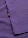 Ombre Clothing Pánske klasické bavlnené tričko BASIC - fialové