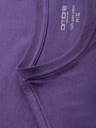 Ombre Clothing Pánske klasické bavlnené tričko BASIC - fialové