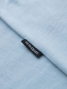 Ombre Clothing Pánske klasické bavlnené tričko BASIC - svetlo modré