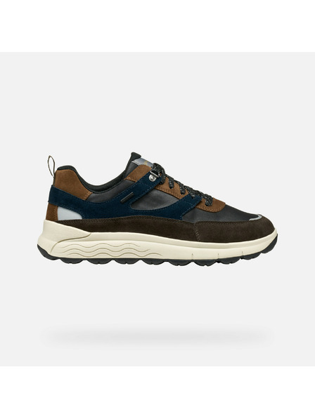 Geox Tmavohnedé pánske tenisky Geox Spherica 4X4 B ABX