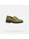 Geox Khaki dámske mokasíny Geox Spherica EC-1