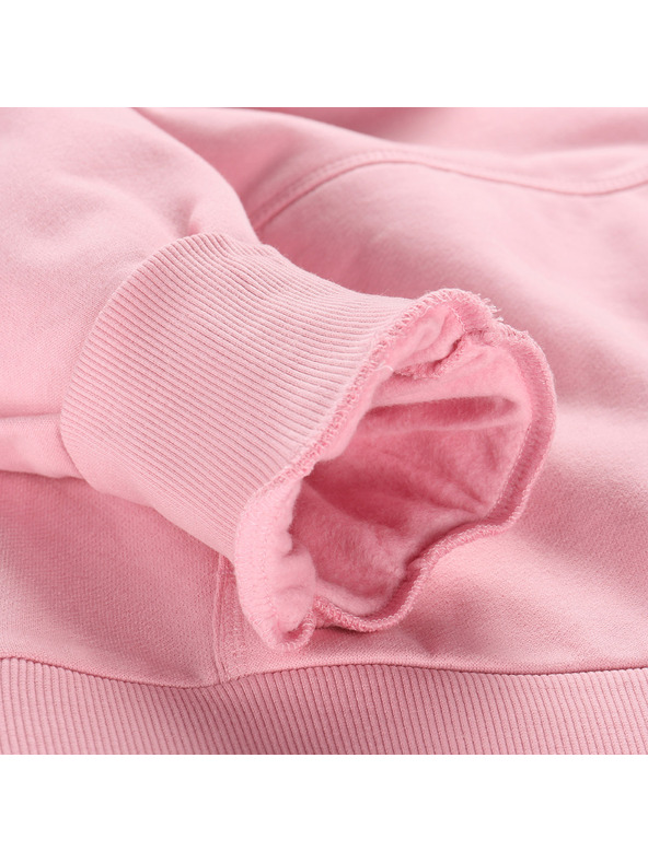 NAX Dámska bavlnená mikina nax NAX OLOSA romance rose