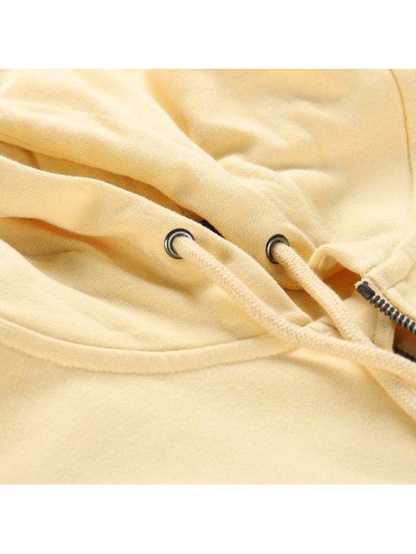 NAX Dámska bavlnená mikina nax NAX OLOSA apricot gelato