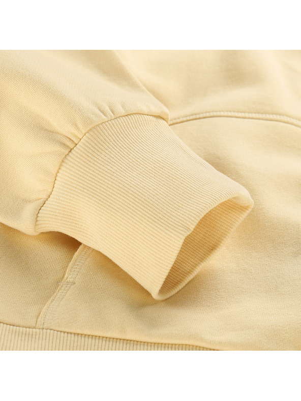 NAX Dámska bavlnená mikina nax NAX OLOSA apricot gelato