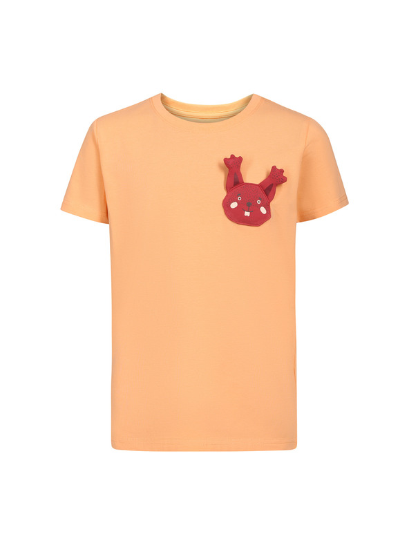 NAX Detské bavlnené tričko nax NAX OMESO peach