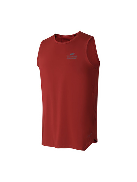 ALPINE PRO Pánske rýchloschnúce tielko s cool dry ALPINE PRO GELAD 2 merlot
