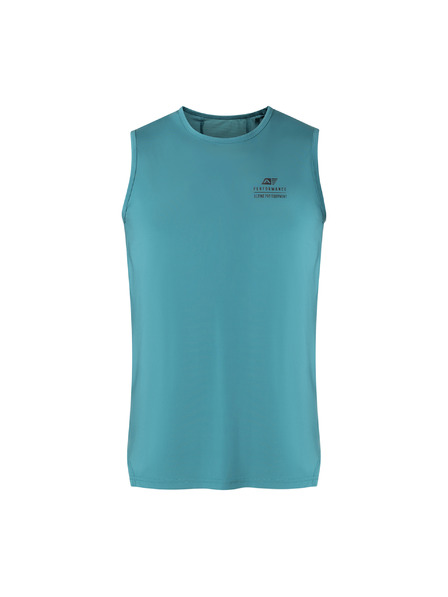 ALPINE PRO Pánske rýchloschnúce tielko s cool dry ALPINE PRO GELAD 2 bayou