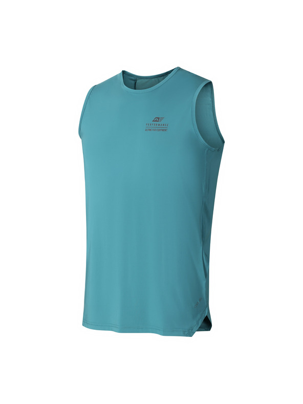 ALPINE PRO Pánske rýchloschnúce tielko s cool dry ALPINE PRO GELAD 2 bayou