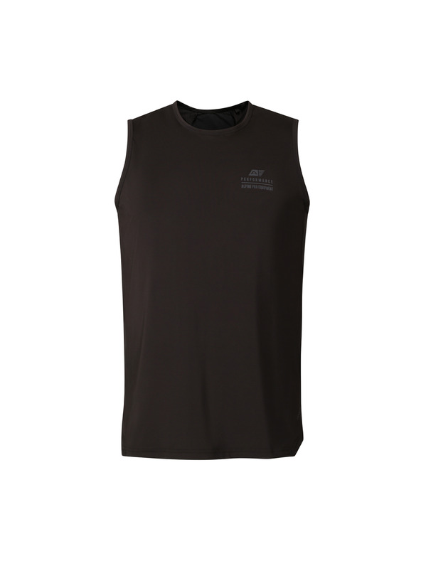 ALPINE PRO Pánske rýchloschnúce tielko s cool dry ALPINE PRO GELAD 2 black