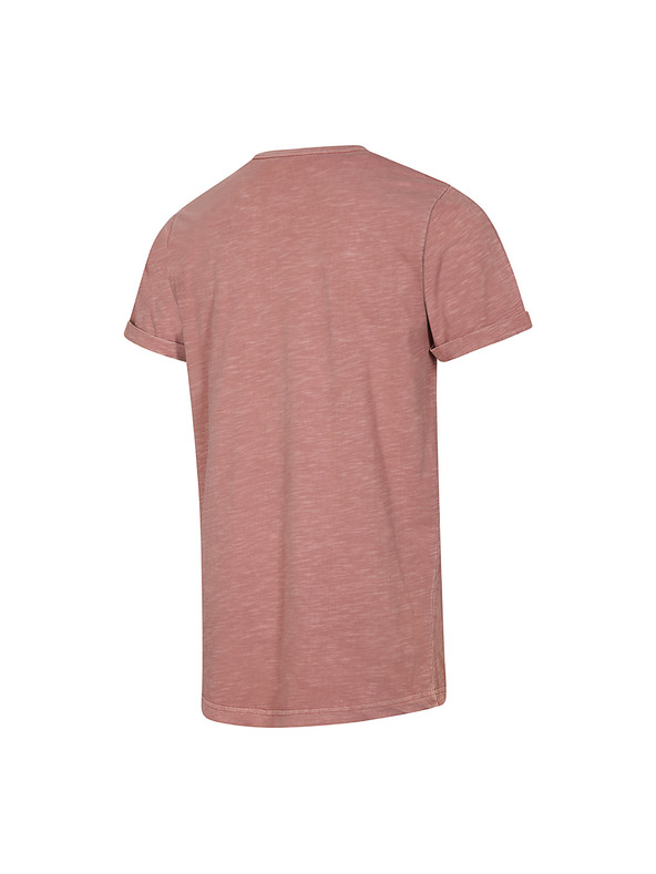 NAX Pánske bavlnené tričko nax NAX GRET old rose