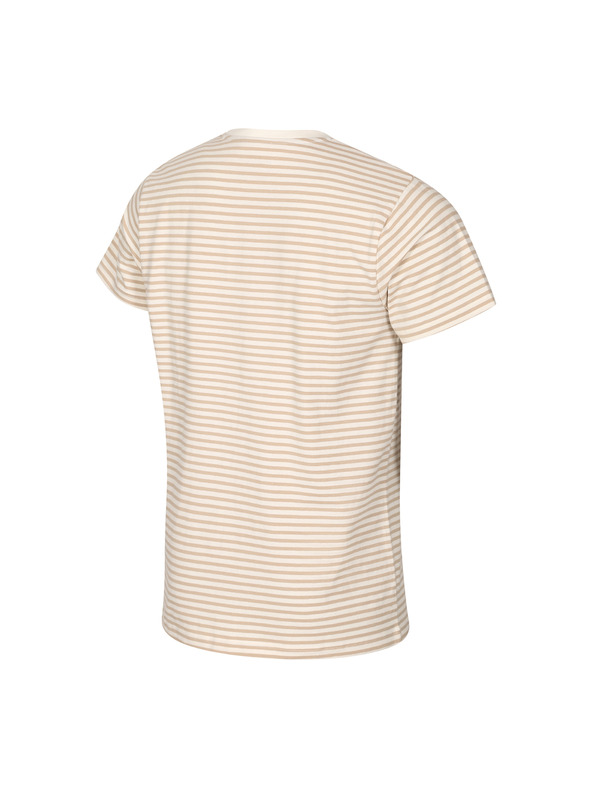 NAX Pánske bavlnené tričko nax NAX CESEF white pepper