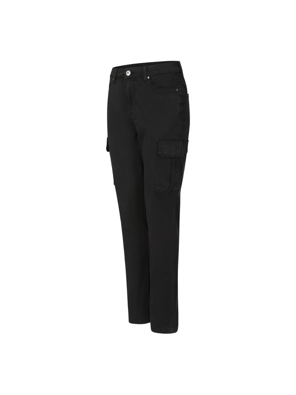 ALPINE PRO Dámske bavlnené nohavice s vreckami ALPINE PRO KALLA black
