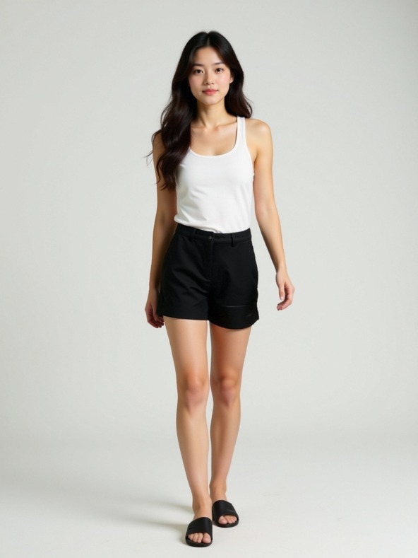 ALPINE PRO Dámske softshellové šortky ALPINE PRO BAKA black