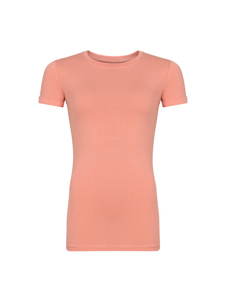 NAX Dámske bavlnené tričko nax NAX NAVAFA coral almond