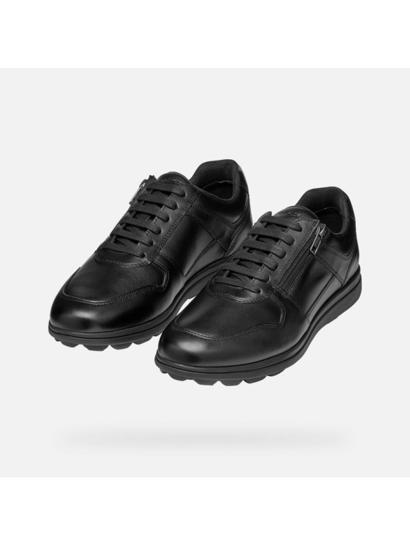 Geox Čierne pánske tenisky Geox Spherica EC12