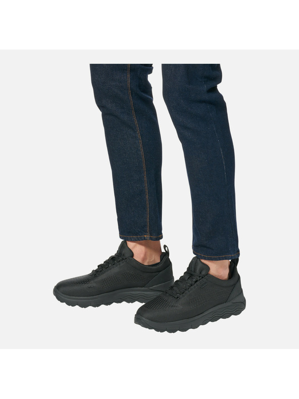 Geox Čierne pánske tenisky Geox Spherica 4X4 ABX