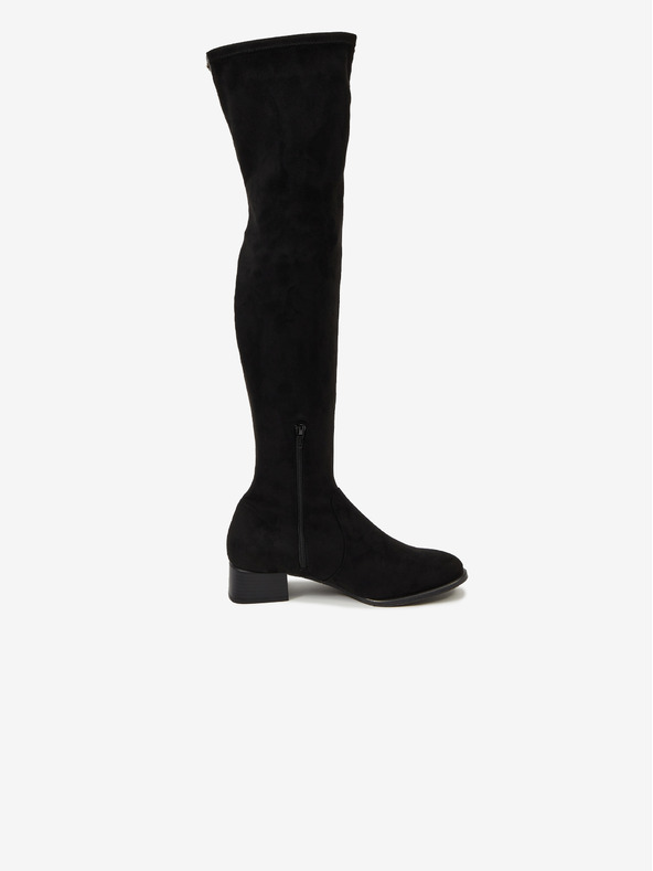 Ojju Čierne semišové čižmy OJJU