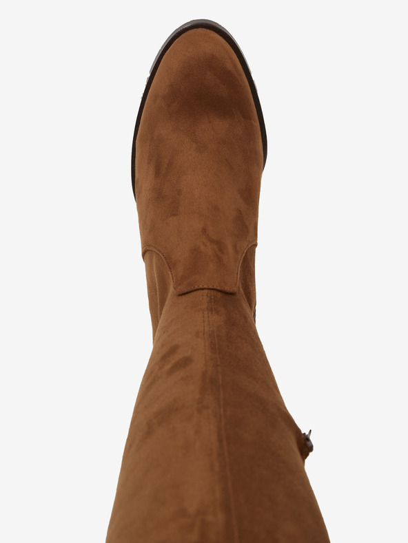 Ojju Hnedé semišové čižmy OJJU